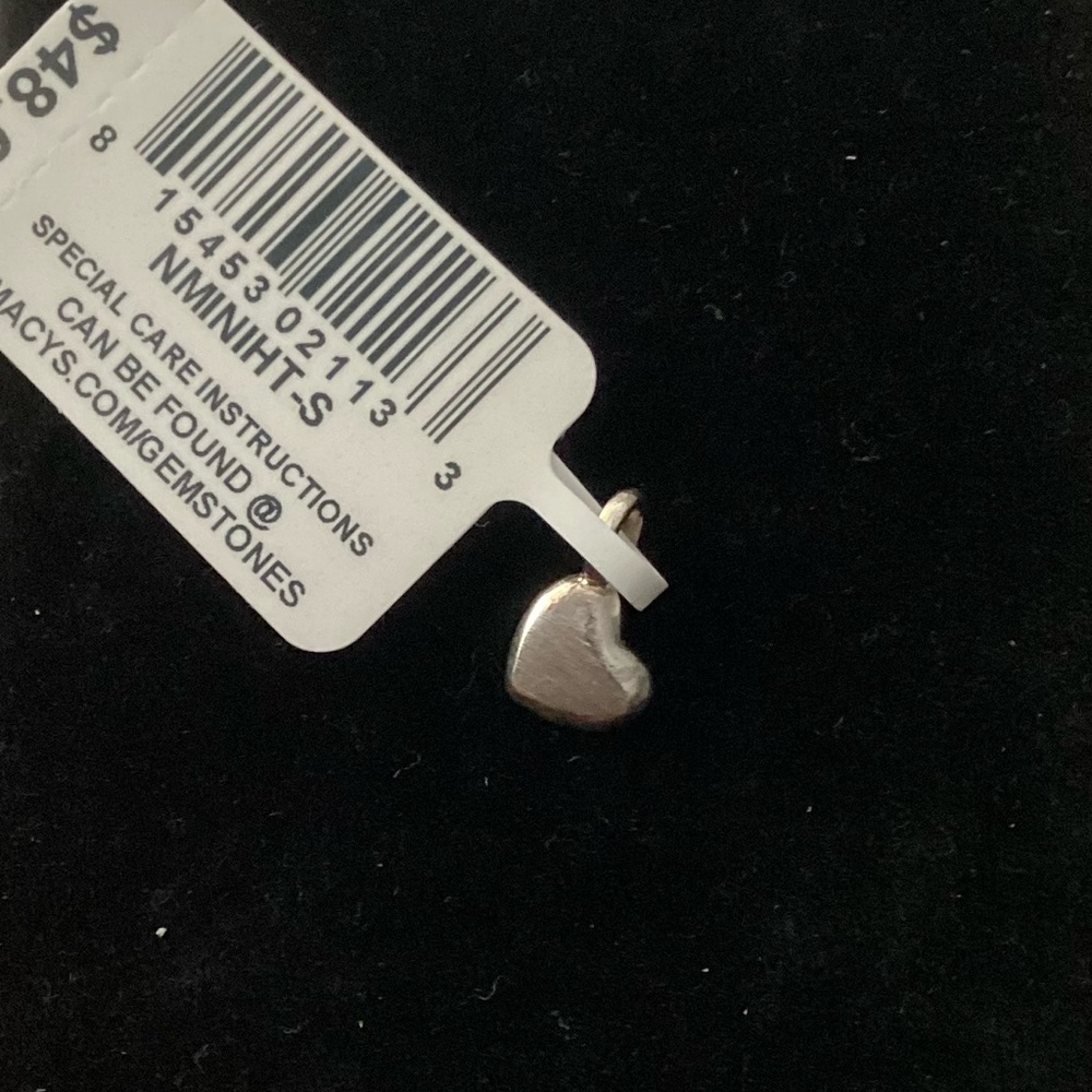 Alex Woo Sterling Silver Mini Heart Pendant